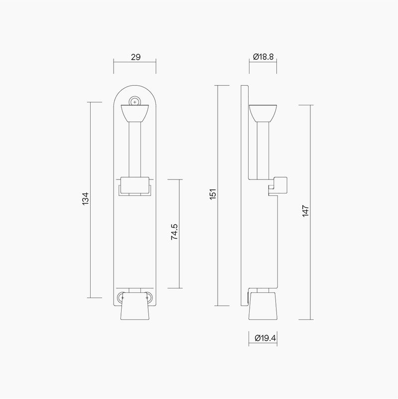 Foot Operated Door Holder SC