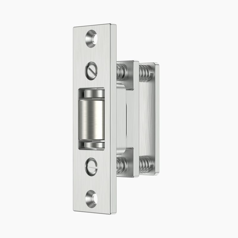 Roller Bolt Satin Chrome - Steel Roller