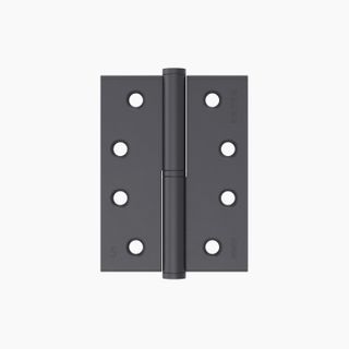 Lift Off Hinge Left Hand 100x75x2.5mm MBLK  (Includes Screws)