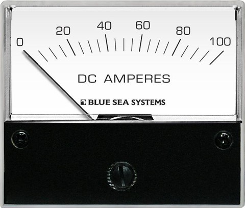 Ammeter DC 0–100A + Shunt