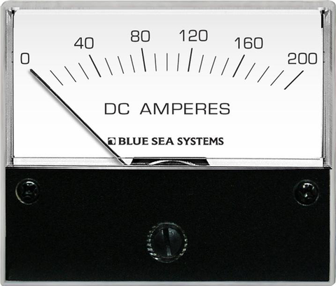 Ammeter DC 0–200A + Shunt