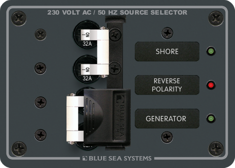 Panel 230VAC Source Select 32A DP