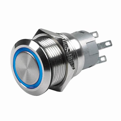 Push Button ON/OFF with Blue LED, 3.3V