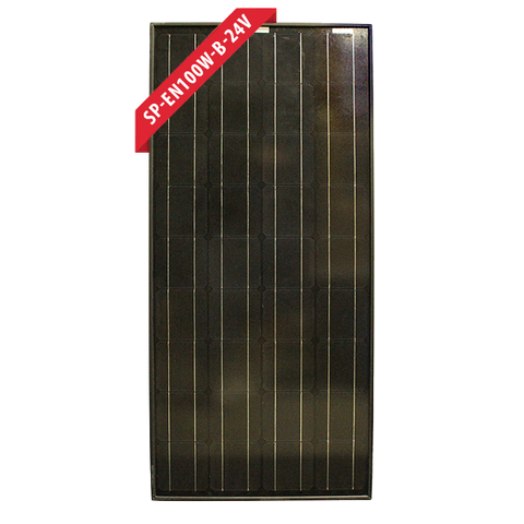Enerdrive Solar Panel - 100w Mono 24V Black Frame