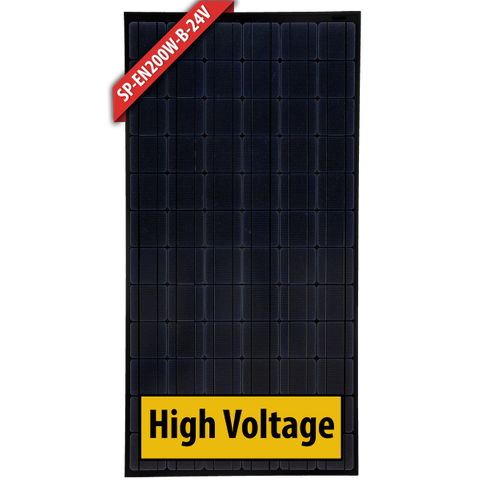 Enerdrive Solar Panel - 200w Mono 24v Black Frame