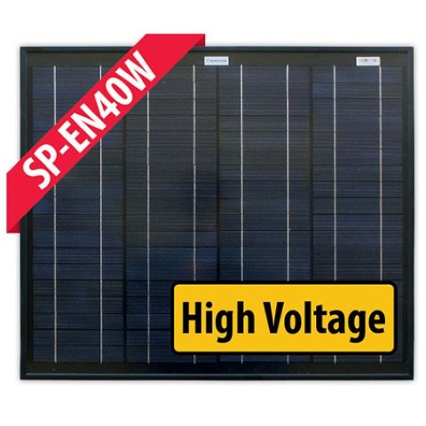 Enerdrive Solar Panel - 40w 24v Black Frame