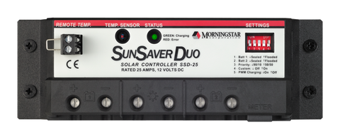 Morningstar SunSaver Duo 25amp/12v