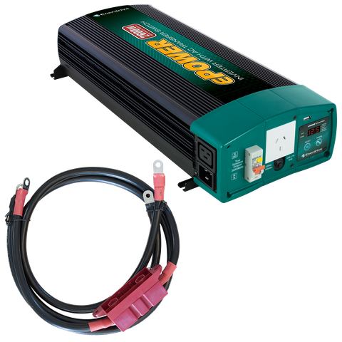 ePOWER 2600W-X Inverter + DC Cable Pack
