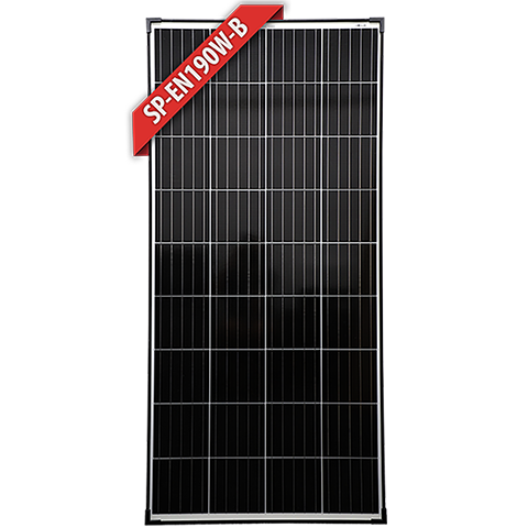 Enerdrive Solar Panel - 190w Mono Black Frame