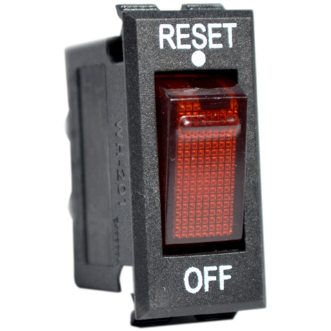 DC Switch Breaker - 16A 12v/24v RED