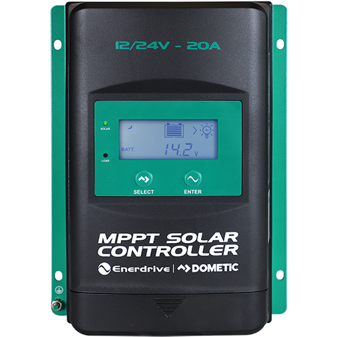 Enerdrive MPPT Solar Controller w/Display - 20Amp 12/24V