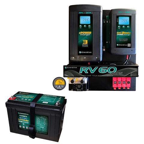 RV60-01 PLUS Board inc 100Ah BTEC Bundle
