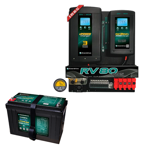 RV80-02 PLUS Board inc 100Ah BTEC Bundle