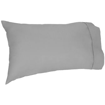 PILLOWCASE 250TC PEWTER STANDARD