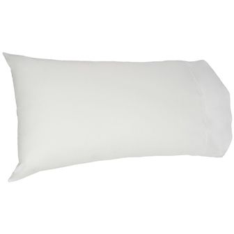 PILLOWCASE 250TC WHITE KING