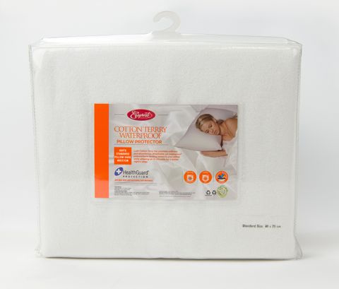 COTTON TERRY W/PROOF PILLOW PROTECTOR