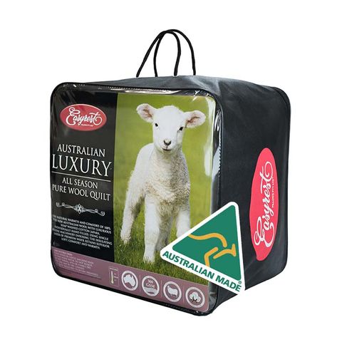 ER WOOL 100% QUILT 300GSM QUEEN