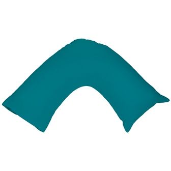PILLOWCASE 250TC TEAL V SHAPE