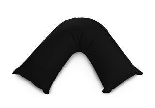 V SHAPE PILLOW BLACK