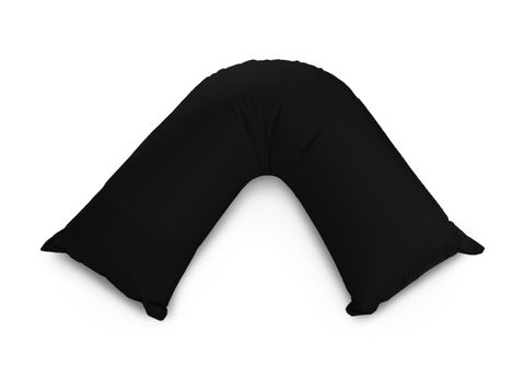 V SHAPE PILLOW BLACK