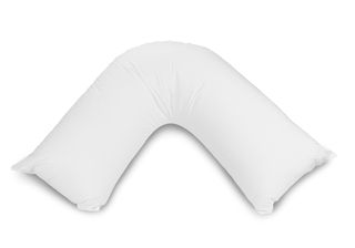 V SHAPE PILLOW WHITE