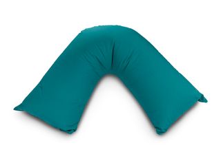 V SHAPE PILLOW TEAL