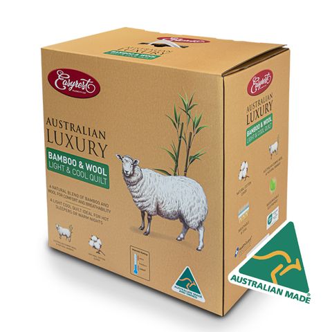 ER BAMBOO WOOL QUILT - SUPER KING