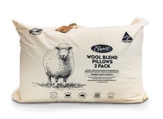 ER WOOLBLEND PILLOW FABRIC BAG TWIN PACK