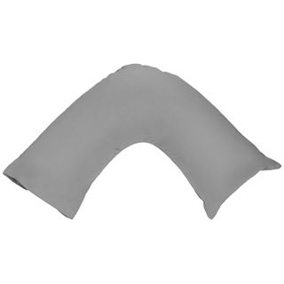 PILLOWCASE 250TC PEWTER V SHAPE