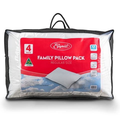 EVERYDAY FAMILY PILLOW 4 PACK