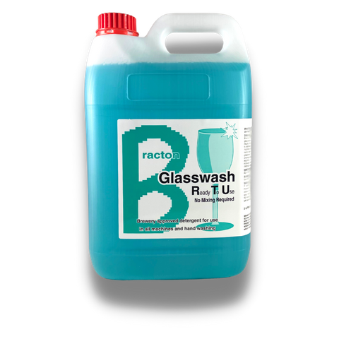 BRACTON GLASSWASH (GREEN) READY TO USE (5LTR)