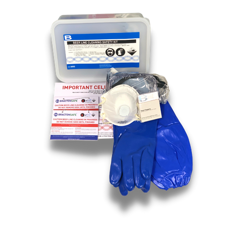 SAFETYKIT-GLOVES/GOGGLES/SIGNS/PH TESTSTRIPS/APRON