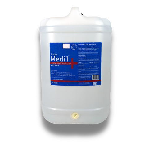 BRACTON MEDI 1 HOSPITAL GRADE B DISINFECTANT (25LTR)