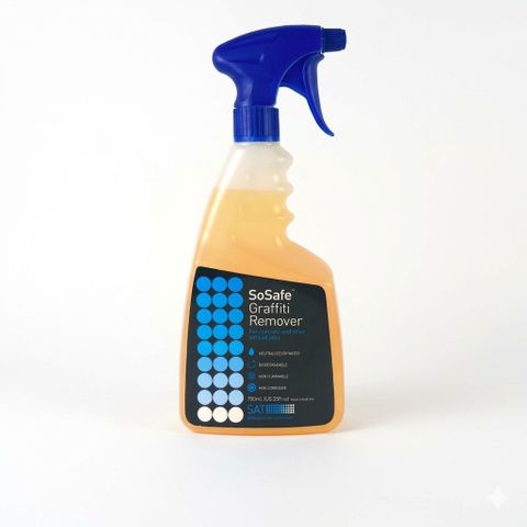 GRAFFITI REMOVAL So Safe BLUE LABEL SPRAYABLE GEL, 12X750ML