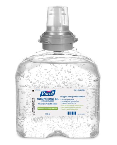 PURELL TFX ANTISEPTIC GEL 4x1200ml