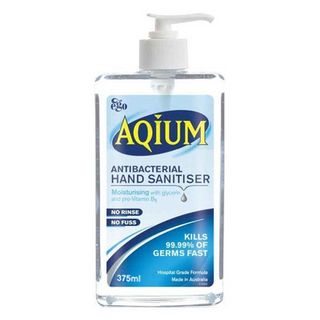 HAND SANITISER AQIUM 12 X 375ML