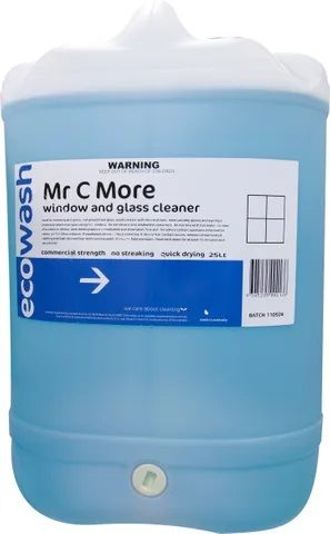 GENERAL CLEANING MR C MORE GLASS & WINDOW CLEANER 25LTR