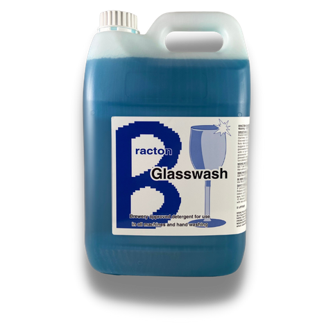 BRACTON GLASSWASH (BLUE) CONCENTRATE (3X5LTR)