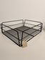 Glass Washing Tray with Black Coating 44cm x 36cm x 12.5cm