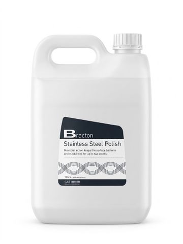 GENERAL CLEANING BRACTON STAINLESS STEEL POLISH, 3X5LT