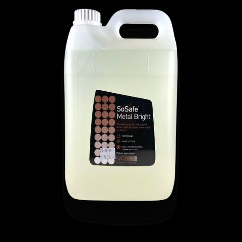 GENERAL CLEANING METAL BRIGHT CLEANER AND RUST REMOVER 5LTR