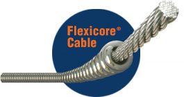 5/8in x 100ft Flexicore cable