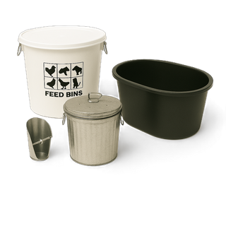 FEED BINS & SCOOPS