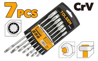 SPANNER FIXED COMB GEAR 8MM-19MM 7PCS