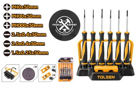 SCREWDRIVER PRECISION SET 8PCS