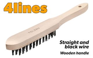 WIRE BRUSH (STRAIGHT) 4 LINES