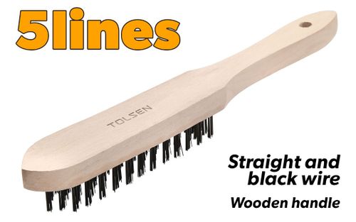 WIRE BRUSH (STRAIGHT) 5 LINES
