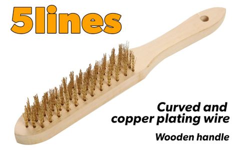 WIRE BRUSH (CURVED) 5 LINES