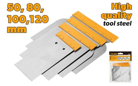 SCRAPER WALL SET 4PCS 50,80,100,120MM