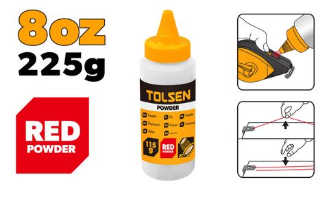 CHALK POWDER RED 8oz/225G